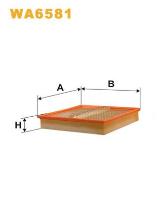 WIX FILTERS wa6581 -  Воздушный фильтр